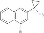 1-(4-Bromonaphthalen-2-yl)cyclopropan-1-amine