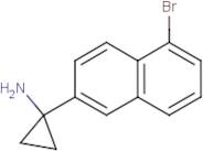 1-(5-Bromonaphthalen-2-yl)cyclopropan-1-amine