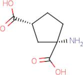 (1S,3R)-1-aminocyclopentane-1,3-dicarboxylic acid