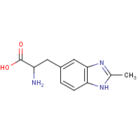 2-Amino-3-(2-methyl-1H-1,3-benzodiazol-5-yl)propanoic acid