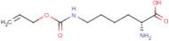 (2R)-6-(Allyloxycarbonylamino)-2-amino-hexanoic acid