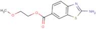 2-methoxyethyl 2-amino-1,3-benzothiazole-6-carboxylate