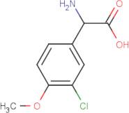 2-Amino-2-(3-chloro-4-methoxy-phenyl)acetic acid