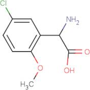 2-Amino-2-(5-chloro-2-methoxy-phenyl)acetic acid
