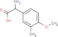 2-Amino-2-(4-methoxy-3-methyl-phenyl)acetic acid