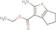 2-Amino-5,6-dihydro-4-[4H]-cyclopenta[B]thiophene-3-carboxylic acid ethyl ester