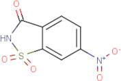 6-Nitro-1,1-dioxo-1,2-benzothiazol-3-one