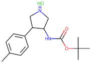 3-Amino-4-(4-methylphenyl)pyrrolidine, 3-BOC protected hydrochloride