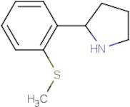 2-(2-Methylsulfanylphenyl)pyrrolidine