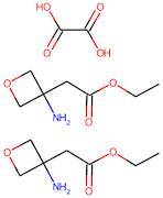 Ethyl 2-(3-aminooxetan-3-yl)acetate hemioxalate