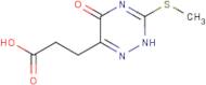 3-(2,5-Dihydro-3-methylthio-5-oxo-1,2,4-triazin-6-yl)propionic acid
