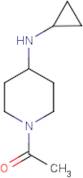 1-[4-(Cyclopropylamino)piperidin-1-yl]ethan-1-one