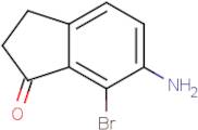 6-Amino-7-bromo-2,3-dihydro-1H-inden-1-one