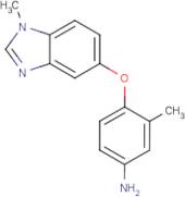 3-Methyl-4-(1-methyl-1h-benzo[d]imidazol-5-yloxy)benzenamine