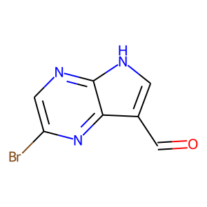 2-Bromo-5H-pyrrolo[2,3-b]pyrazine-7-carboxaldehyde