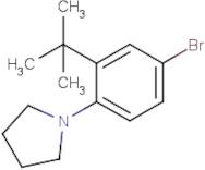 1-(4-Bromo-2-tert-butyl-phenyl)pyrrolidine