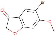 5-Bromo-6-methoxy-2,3-dihydro-1-benzofuran-3-one