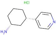 rac-(1R,3S)-3-(Pyridin-4-yl)cyclohexan-1-amine hydrochloride