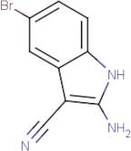 2-amino-5-bromo-1H-indole-3-carbonitrile