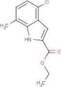 Ethyl 4-chloro-7-methyl-1H-indole-2-carboxylate