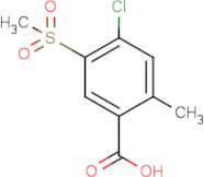 4-Chloro-2-methyl-5-(methylsulfonyl)benzoic acid