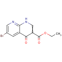 Ethyl 6-bromo-4-oxo-1,4-dihydro-1,8-naphthyridine-3-carboxylate