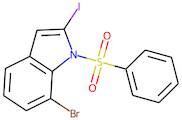 7-Bromo-2-iodo-1-(phenylsulfonyl)-1H-indole