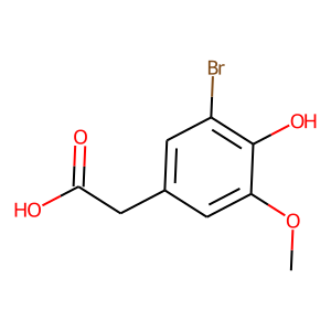 3-Bromo-4-hydroxy-5-methoxyphenylacetic acid