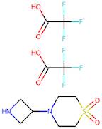 4-(Azetidin-3-yl)thiomorpholine 1,1-dioxide bis(2,2,2-trifluoroacetate)