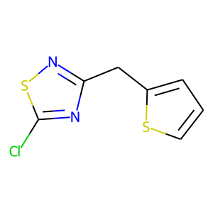 5-Chloro-3-[(thien-2-yl)methyl]-1,2,4-thiadiazole