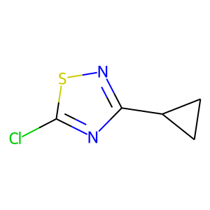 5-Chloro-3-cyclopropyl-1,2,4-thiadiazole