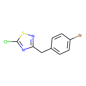 3-(4-Bromobenzyl)-5-chloro-1,2,4-thiadiazole