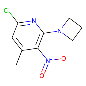 2-(Azetidin-1-yl)-6-chloro-4-methyl-3-nitropyridine