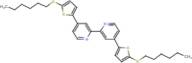 4,4'-Bis(5-(hexylthio)thiophen-2-yl)-2,2'-bipyridine