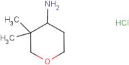 3,3-Dimethyloxan-4-amine hydrochloride