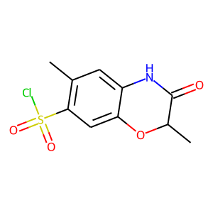 2,6-Dimethyl-3-oxo-3,4-dihydro-2H-1,4-benzoxazine-7-sulfonyl chloride