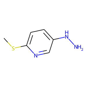 5-Hydrazinyl-2-(methylsulfanyl)pyridine