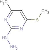 2-Hydrazinyl-4-methyl-6-(methylsulfanyl)pyrimidine