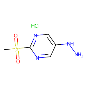 5-Hydrazinyl-2-(methylsulfonyl)pyrimidine hydrochloride