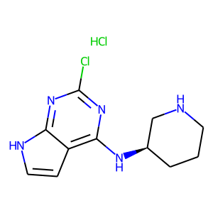 (R)-2-Chloro-N-(piperidin-3-yl)-7H-pyrrolo[2,3-d]pyrimidin-4-amine hydrochloride