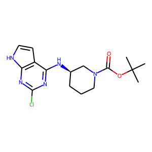 tert-butyl (3R)-3-[(2-chloro-7H-pyrrolo[2,3-d]pyrimidin-4-yl)amino]piperidine-1-carboxylate