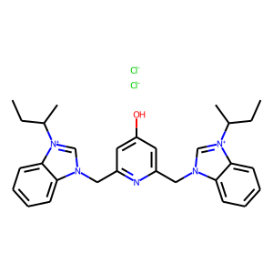 1,1'-((4-Hydroxypyridine-2,6-diyl)bis(methylene))bis(3-(sec-butyl)-1H-benzo[d]imidazol-3-ium)