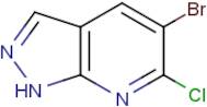 5-Bromo-6-chloro-1H-pyrazolo[3,4-b]pyridine