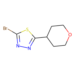 2-Bromo-5-(oxan-4-yl)-1,3,4-thiadiazole