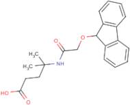 4-{[(9H-fluoren-9-yloxy)acetyl]amino}-4-methylpentanoic acid