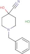 1-Benzyl-4-hydroxypiperidine-4-carbonitrile hydrochloride