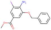 Methyl 4-amino-3-(benzyloxy)-5-iodobenzoate