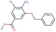 Methyl 4-amino-3-(benzyloxy)-5-bromobenzoate