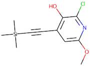 2-Chloro-3-hydroxy-6-methoxy-4-[2-(trimethylsilyl)ethynyl]pyridine