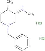 cis-1-Benzyl-4-methyl-3-(methylamino)piperidine dihydrochloride